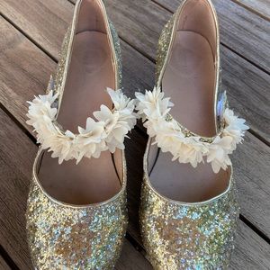 Glitter kitten heel